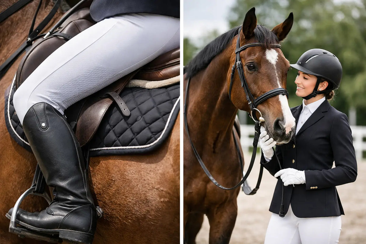 Grip al ginocchio o completo equitazione?